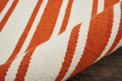 Nourison Home Rio Vista  Ivory Orange  Contemporary