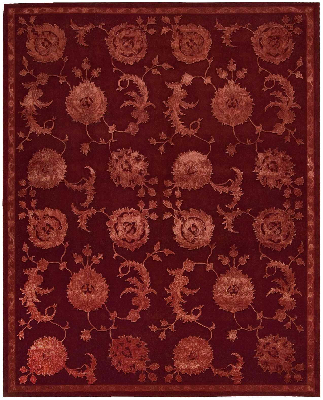 Nourison Home Regal REG03 Garnet Traditional Tufted Rug