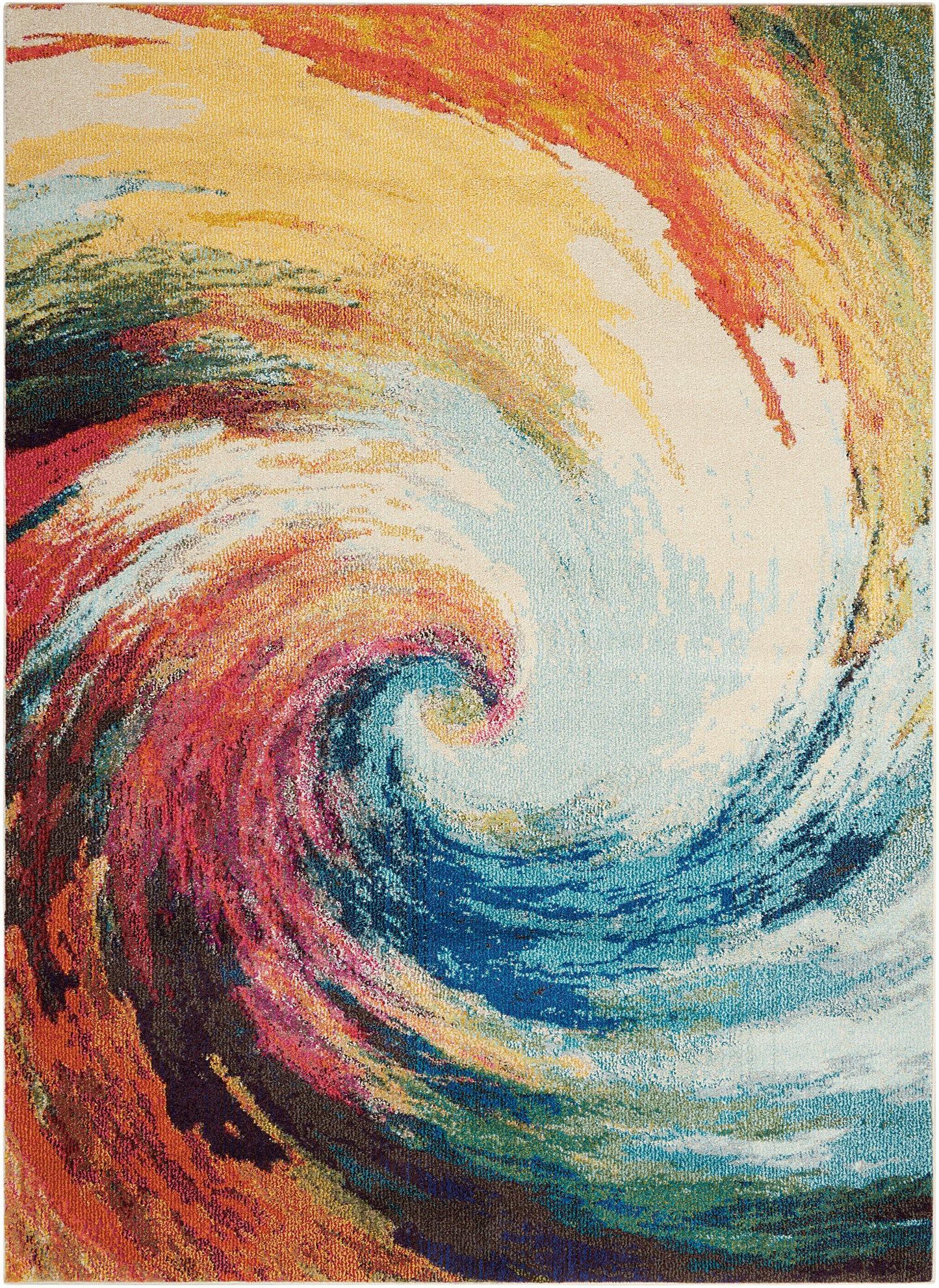 Nourison Home Celestial CES07 Wave Contemporary Power-loomed Rugs