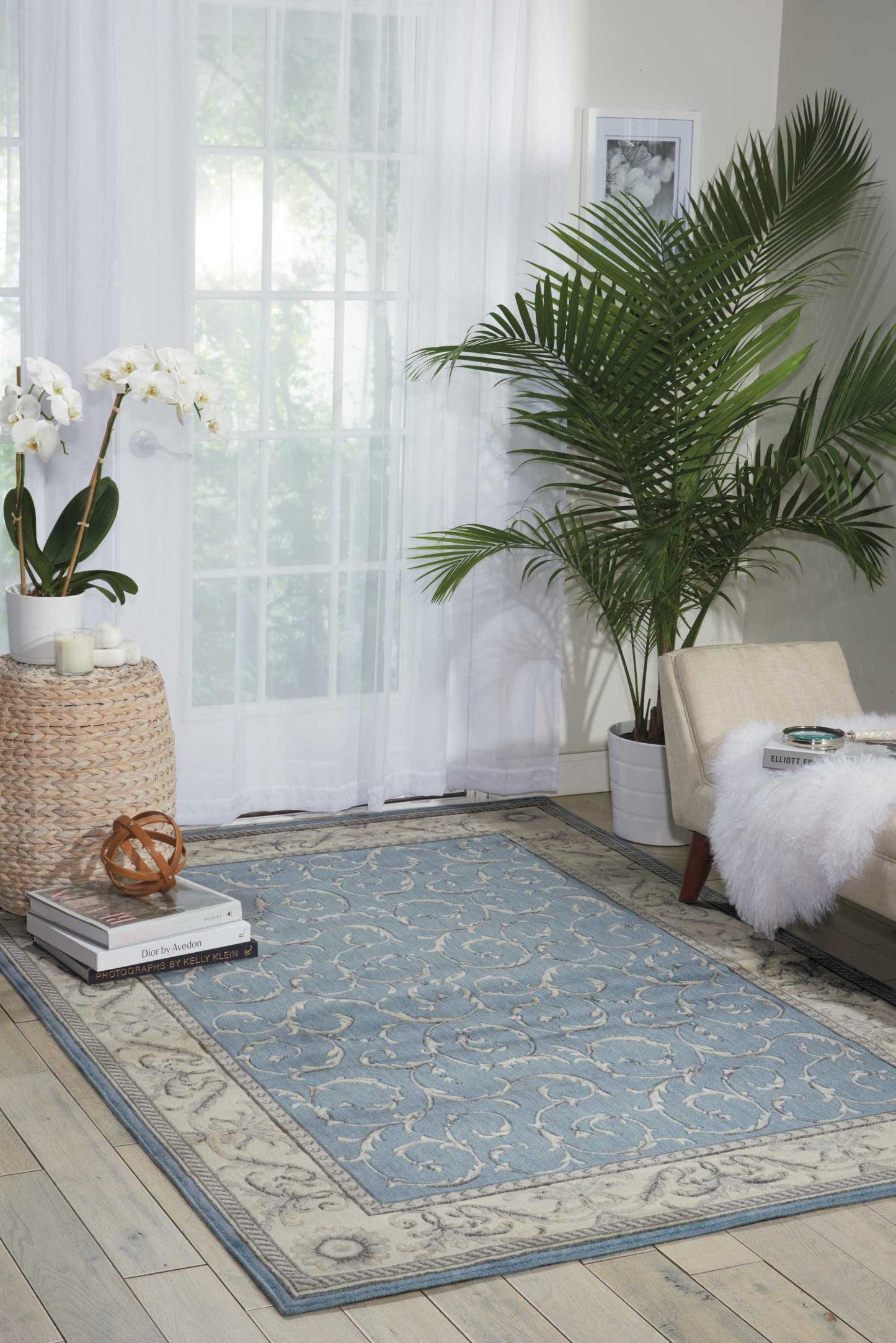 Nourison Home Somerset  Light Blue  Traditional