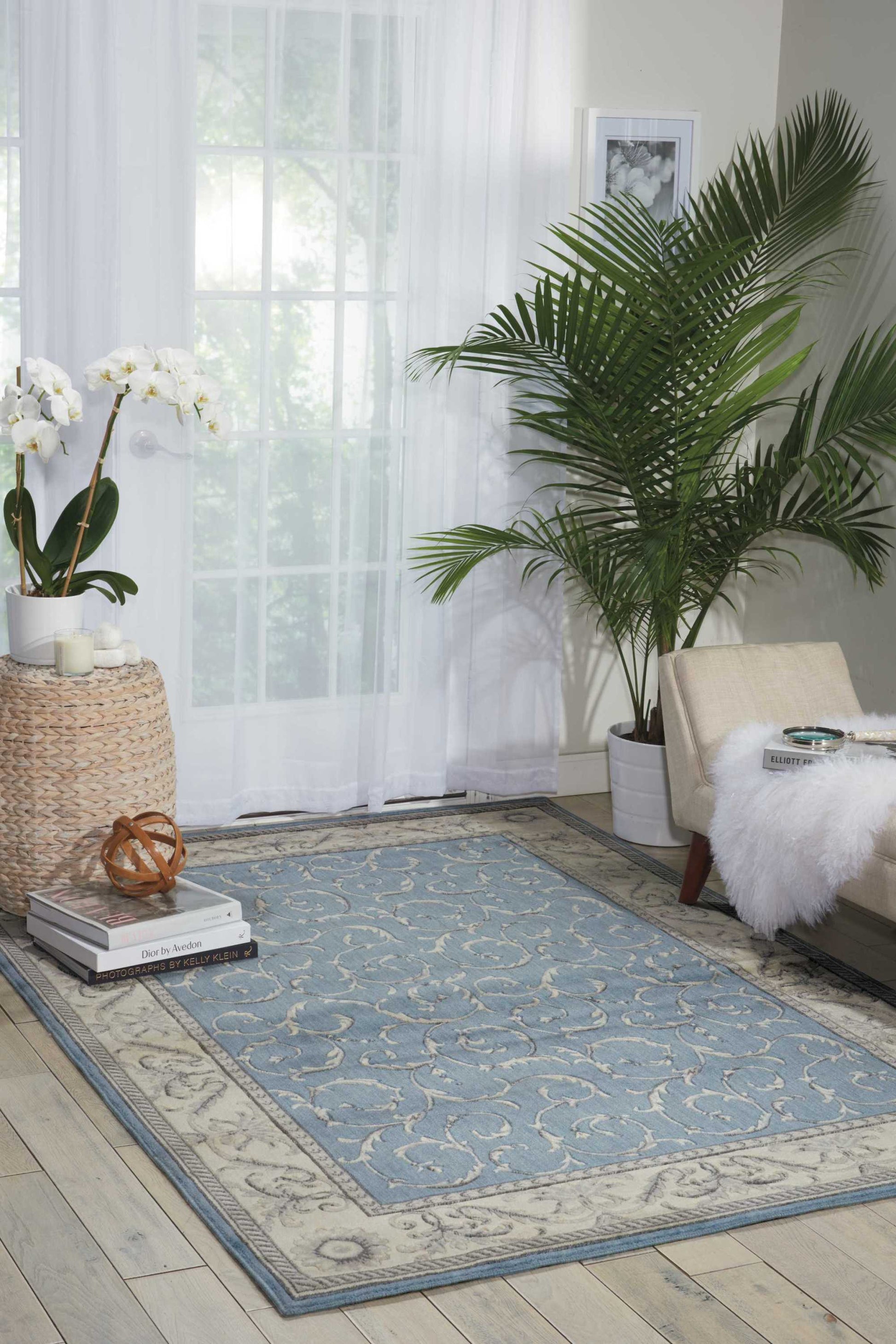 Nourison Home Somerset  Light Blue  Traditional