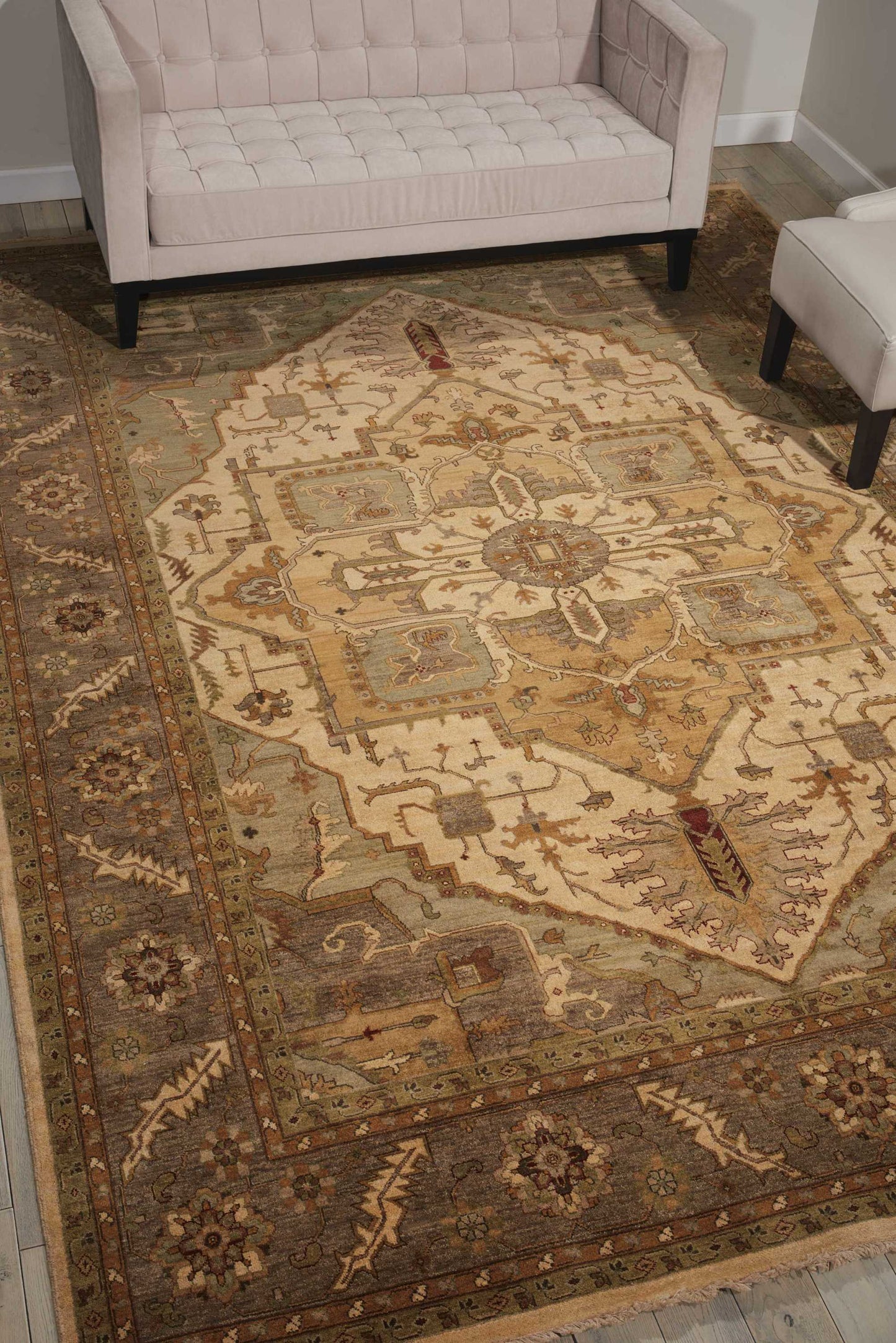 Nourison Home Legend  Beige  Traditional