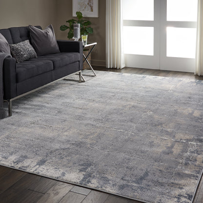 Nourison Home Rustic Textures  Grey Beige  Contemporary