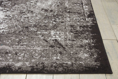 Nourison Home Aria  Charcoal  Traditional
