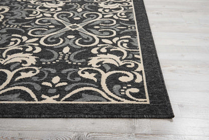 Nourison Home Caribbean  Charcoal  Transitional