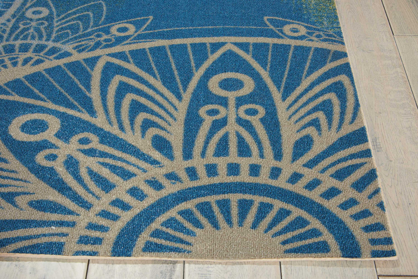 Nourison Home Home & Garden  Blue  Contemporary