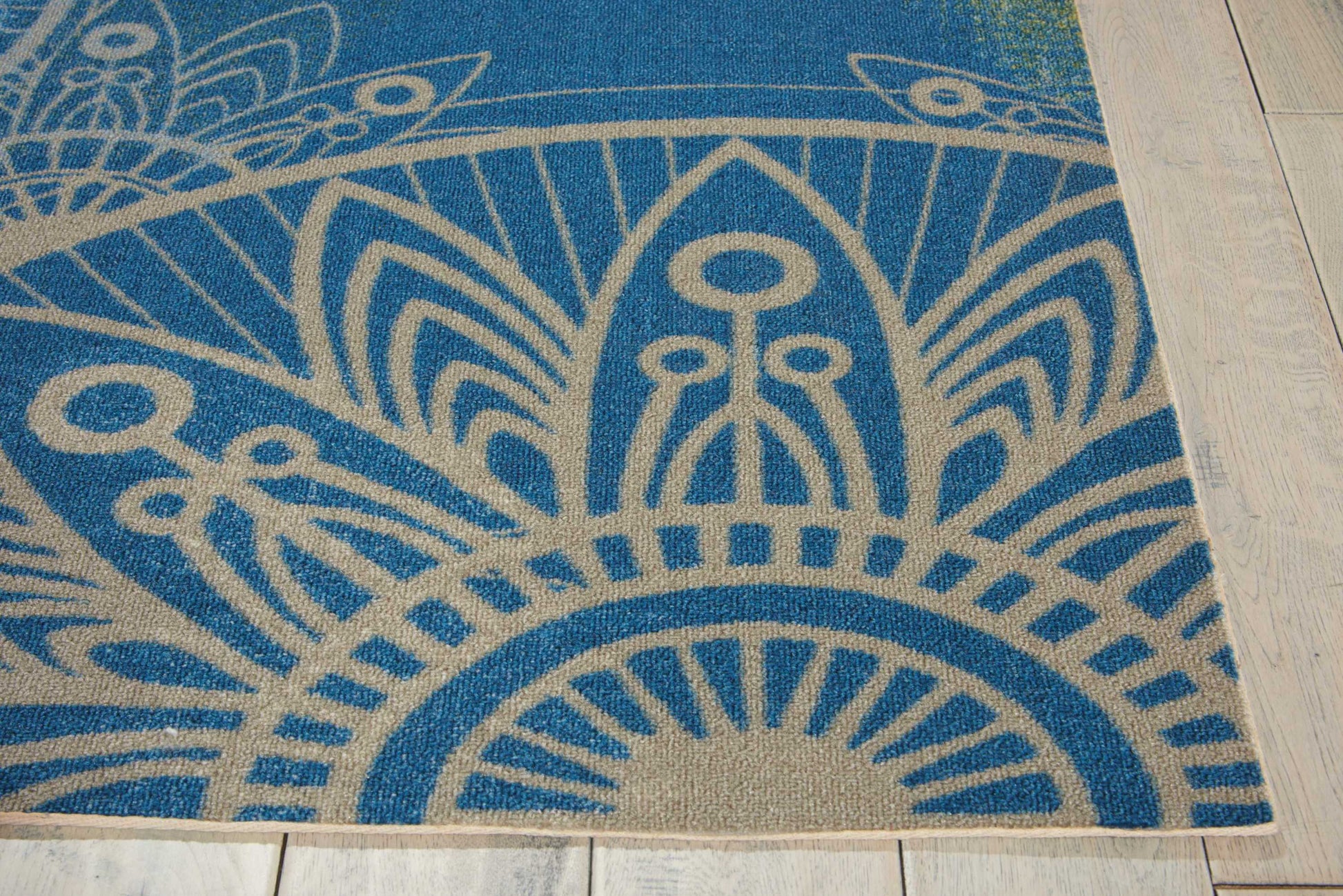 Nourison Home Home & Garden  Blue  Contemporary