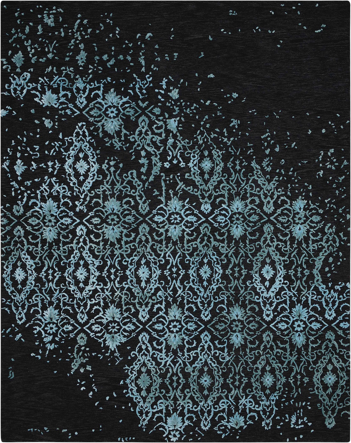 Nourison Home Opaline OPA06 Midnight Blue Transitional Tufted Rug