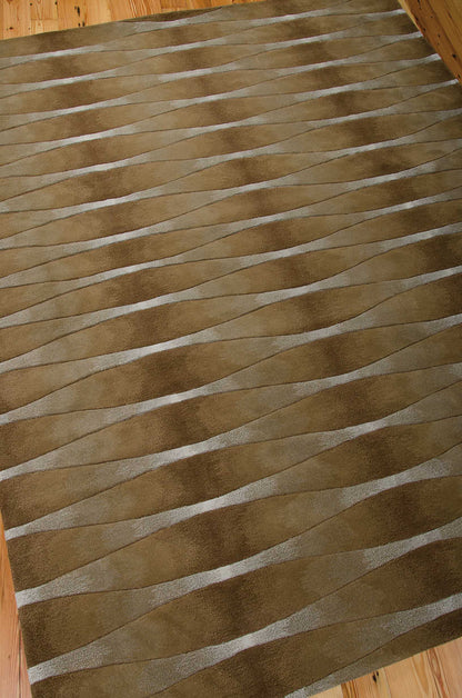 Nourison Home Moda  Khaki  Transitional