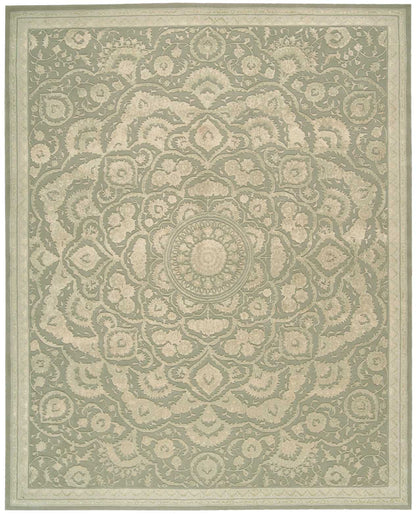 Nourison Home Regal REG02 Green Traditional Tufted Rug
