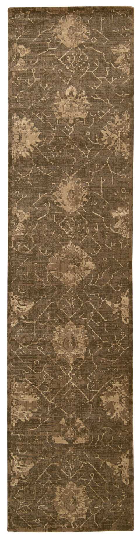 Nourison Home Silken Allure SLK08 Chocolate Traditional Loomed Rug