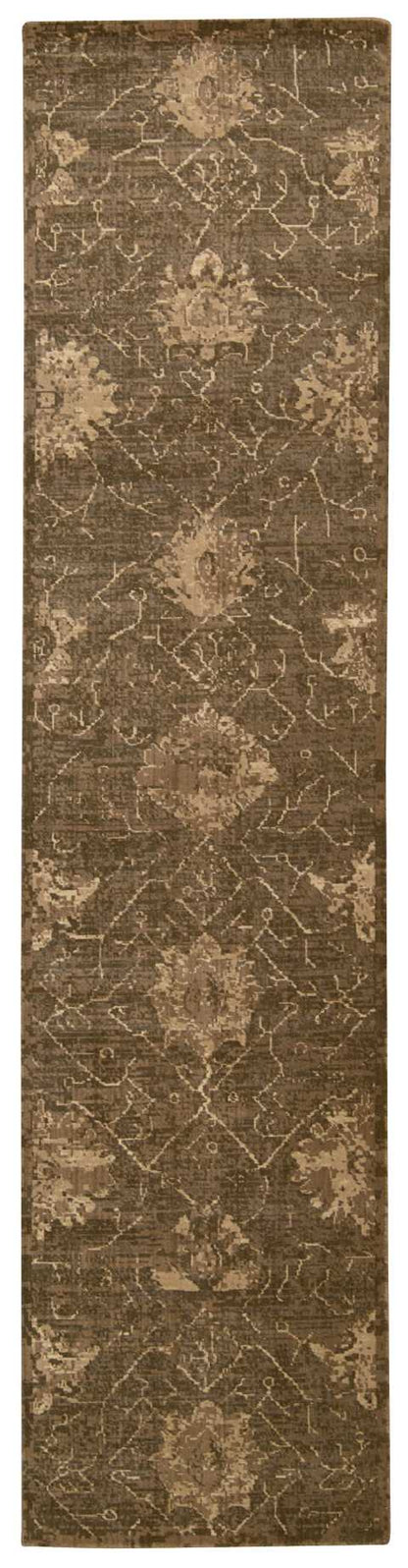 Nourison Home Silken Allure SLK08 Chocolate Traditional Loomed Rug