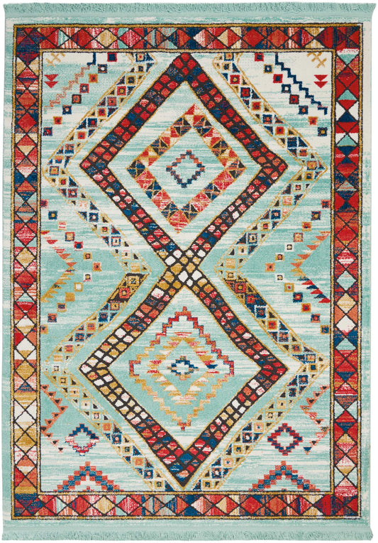 Nourison Home South Western  Aqua  Transitional