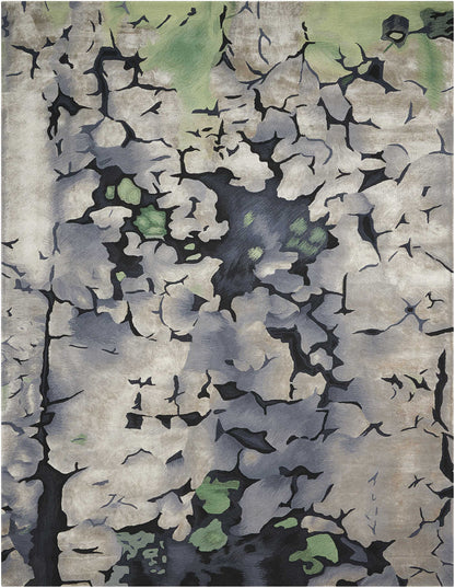 Nourison Home Prismatic PRS03 Charcoal Contemporary Hand Tufted Rug