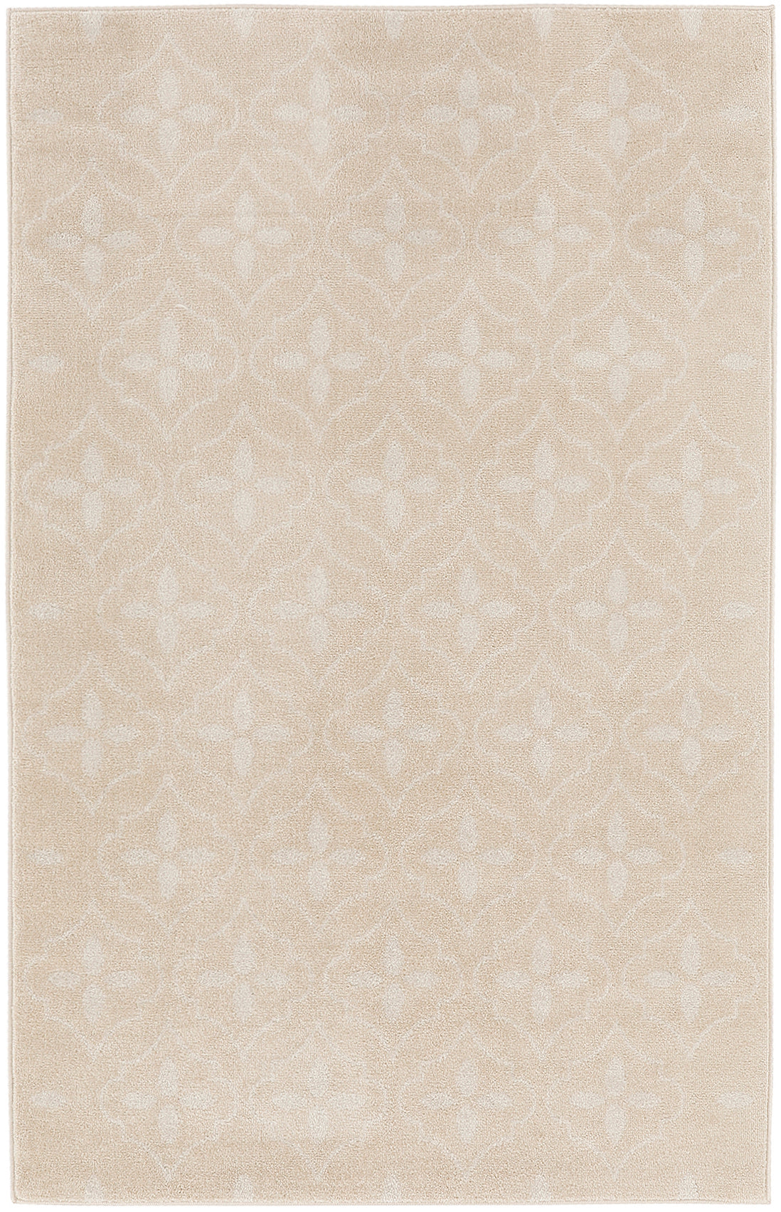 Nourison Home Nourison Essentials NRE04 Ivory Beige Contemporary Power-loomed Rug