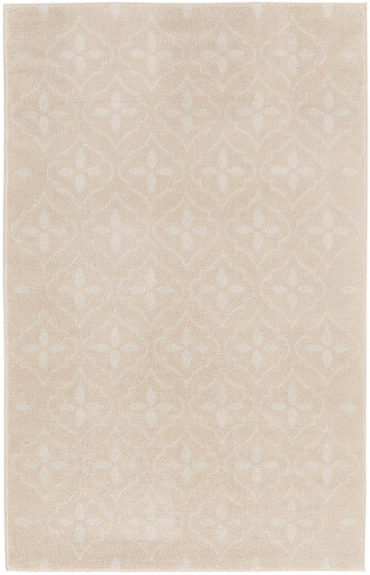 Nourison Home Nourison Essentials NRE04 Ivory Beige Contemporary Power-loomed Rug