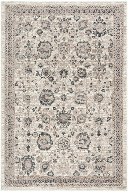 Nourison Home Eco Cycle ECY02 Ivory Multicolor Traditional Loom-woven Rug