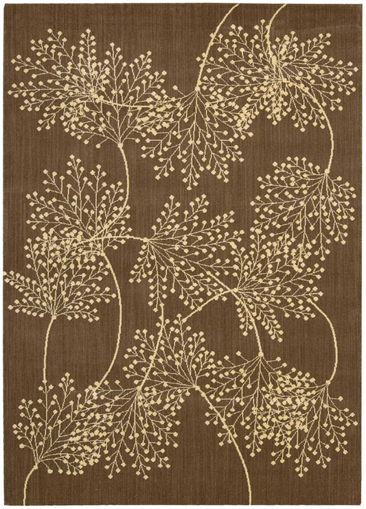 Nourison Home Capri  Chocolate  Contemporary