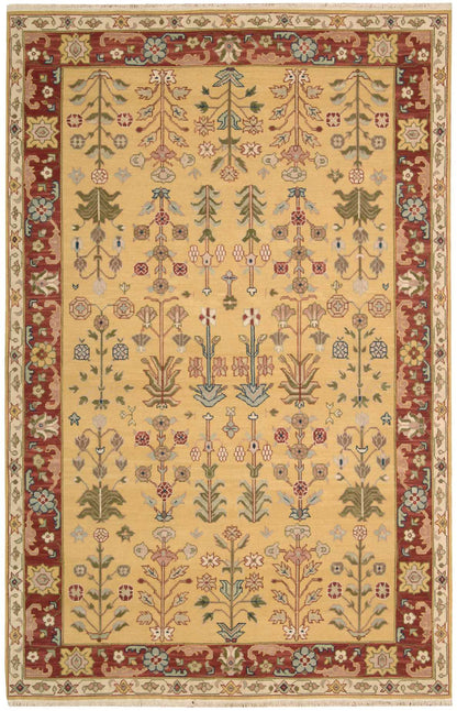 Nourison Home Nourmak SK92 Yellow Traditional Woven Rug