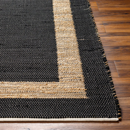 Surya Jean JEA-2302 Black Modern  Rug