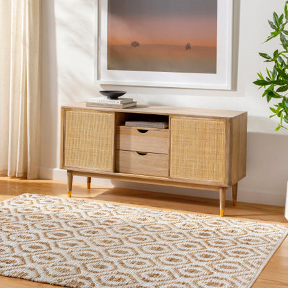 Surya Jean JEA-2305 White Modern  Rug