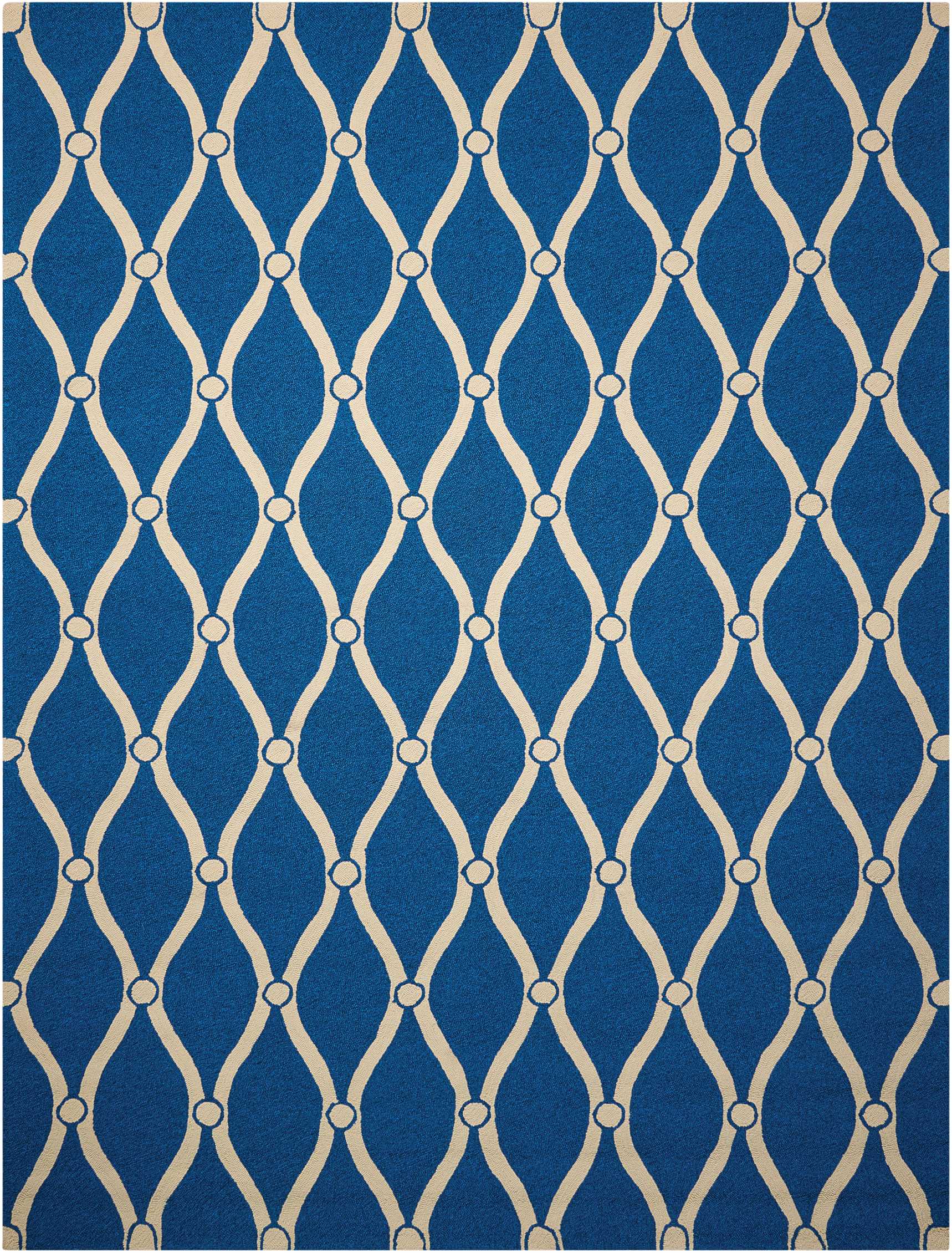 Nourison Home Portico  Navy  Contemporary