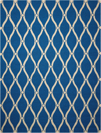 Nourison Home Portico  Navy  Contemporary