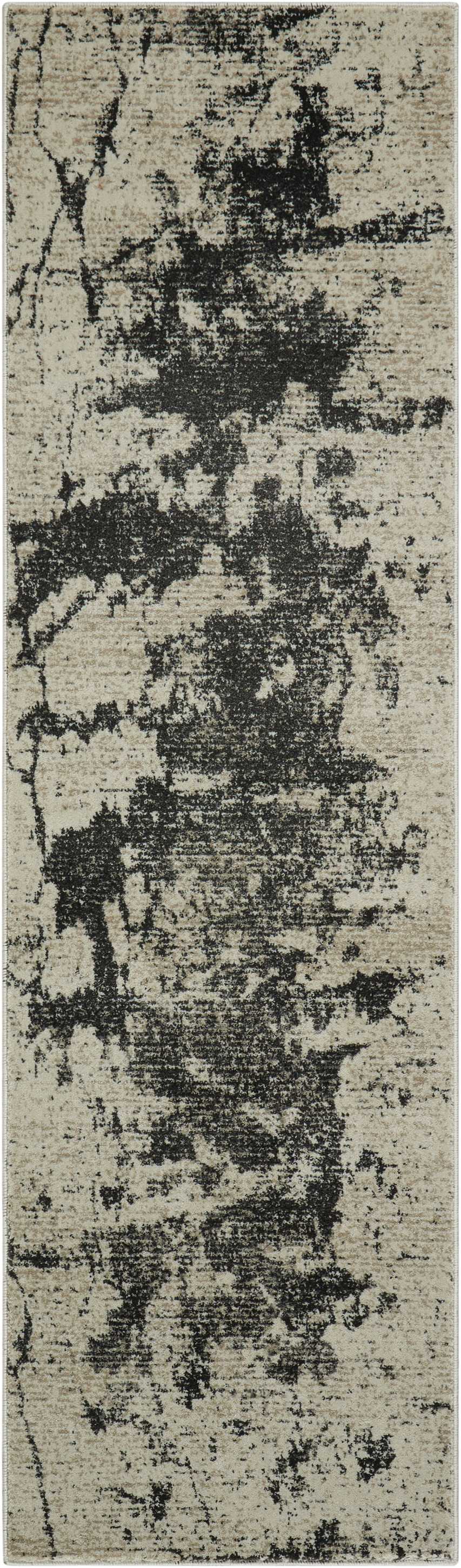 Nourison Home Maxell MAE07 Ivory Grey Contemporary Power-loomed Rugs