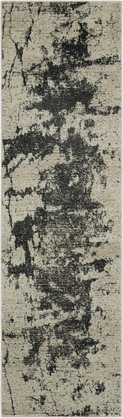 Nourison Home Maxell MAE07 Ivory Grey Contemporary Power-loomed Rugs