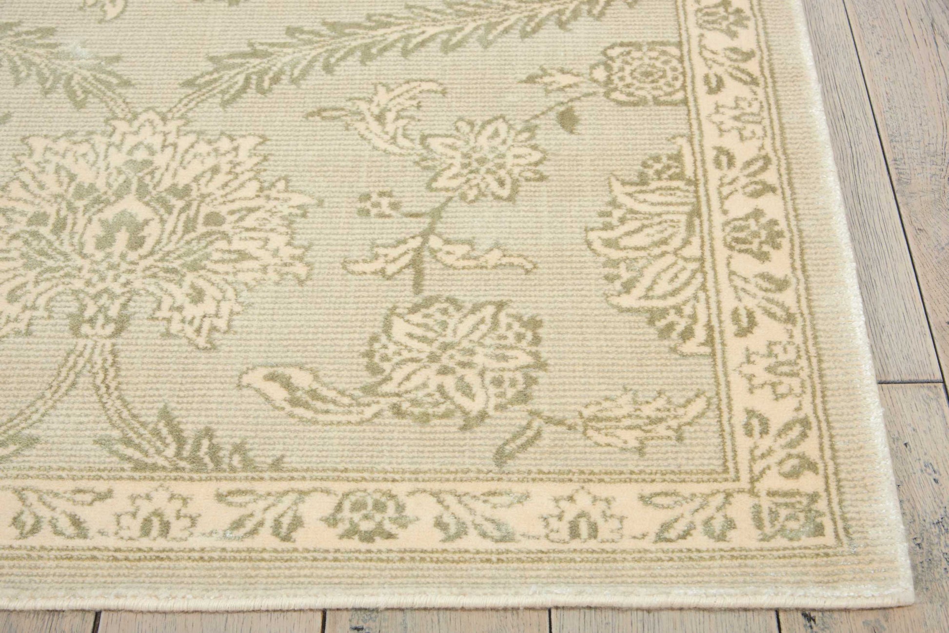 Nourison Home Luminance  Cream Mint  Transitional