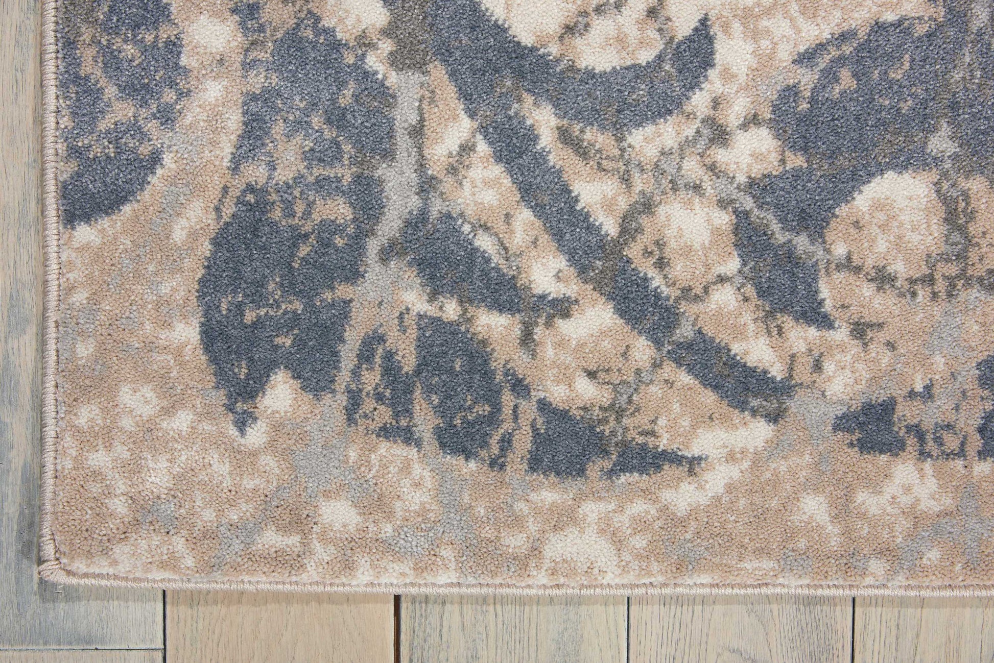 Nourison Home Maxell  Ivory Blue  Contemporary