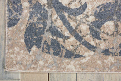 Nourison Home Maxell  Ivory Blue  Contemporary