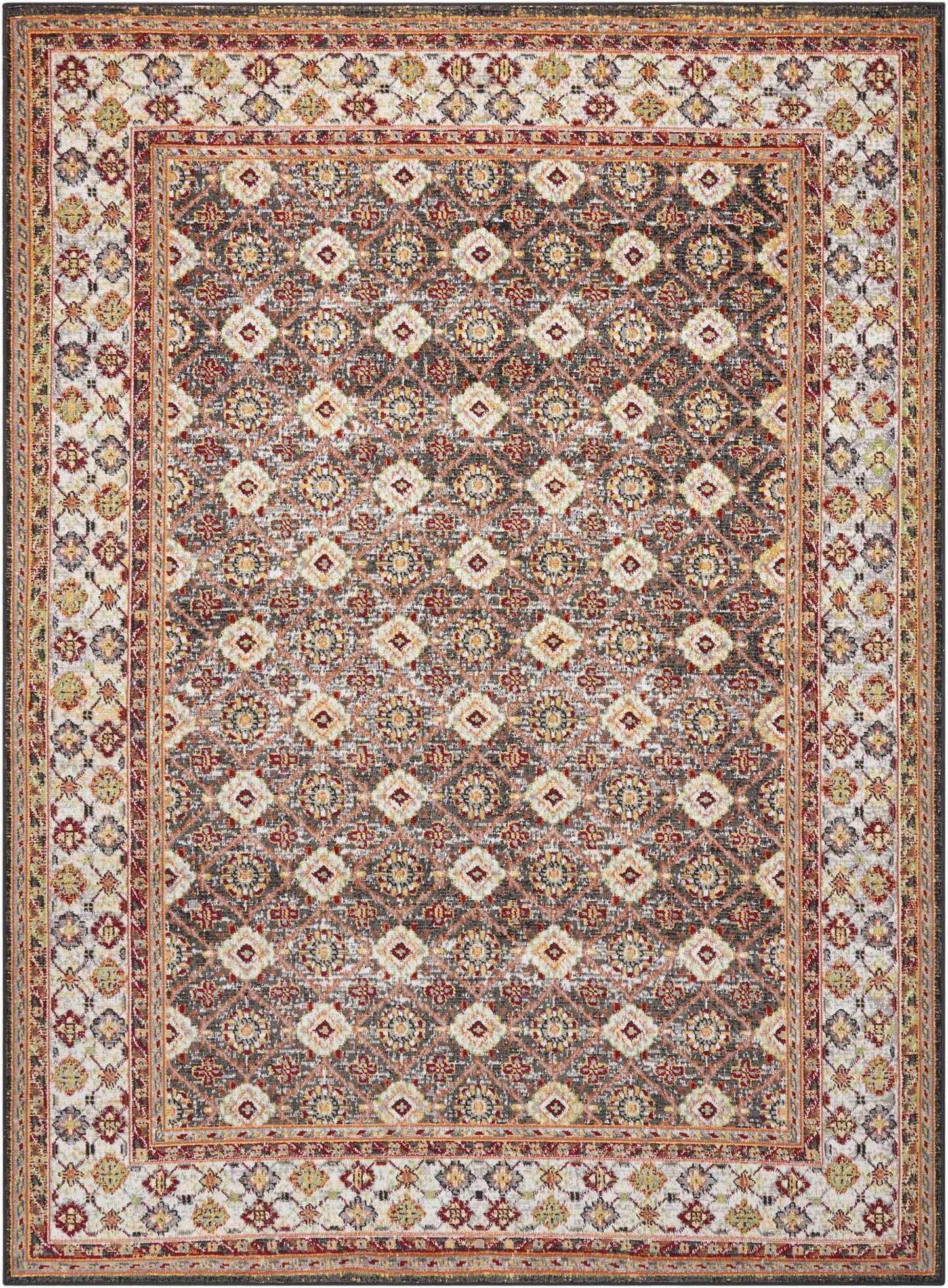 Nourison Home Aria  Grey  Traditional