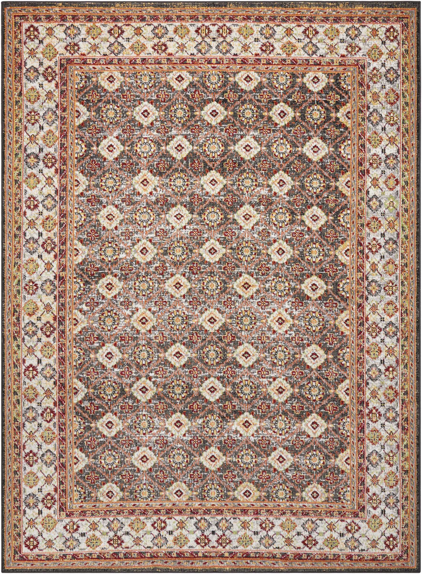 Nourison Home Aria  Grey  Traditional