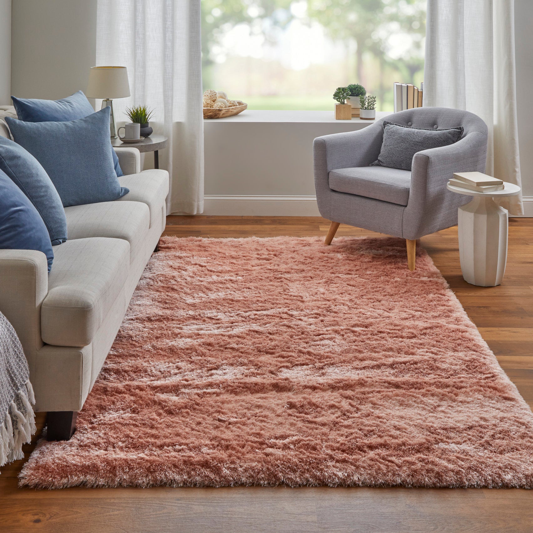 Feizy Indochine 4550F Blush Modern/Luxury & Glam/Casual Hand Tufted Rug - Rugs - Feizy - Atlanta Designer Rugs