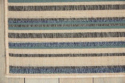 Barclay Butera Lido  Blue Cream  Contemporary