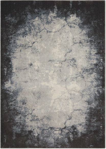 Nourison Home Maxell MAE01 Ivory Grey Contemporary Power-loomed Rugs