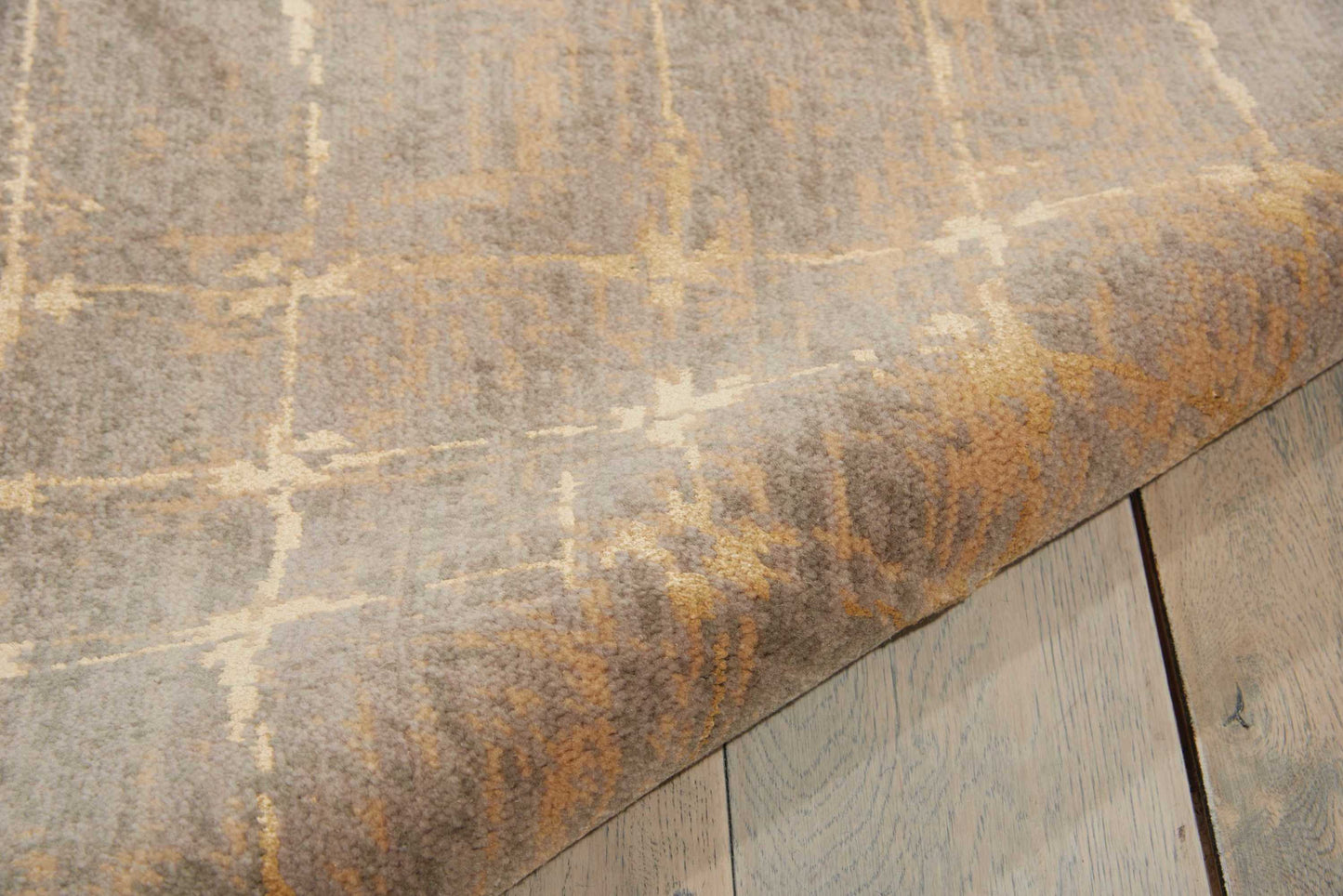 Nourison Home Silken Allure  Grey  Contemporary
