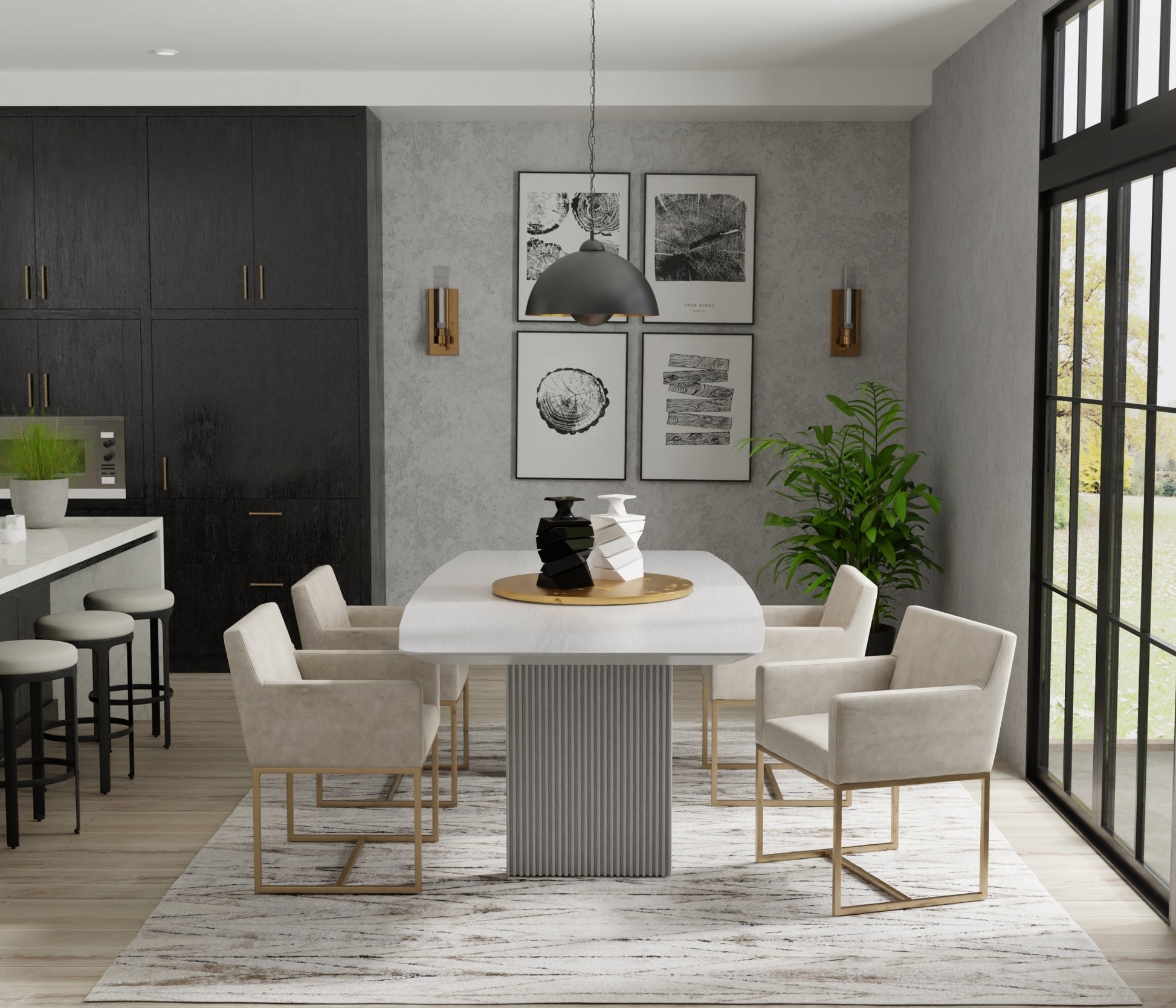 Feizy Vancouver  Beige Brown Modern/Scandinavian/Cottage