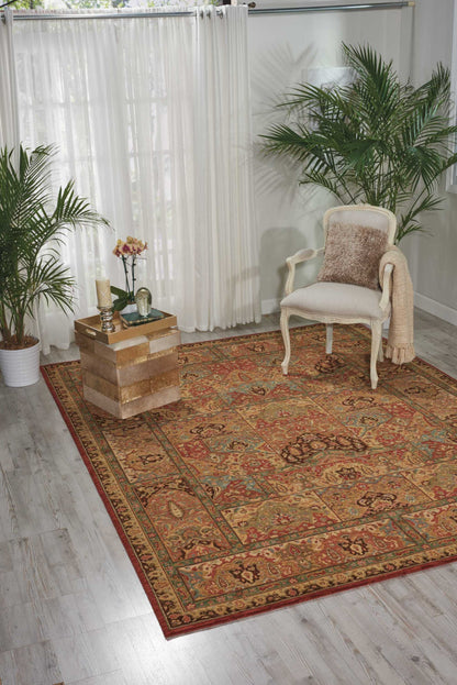 Nourison Home Living Treasures  Multicolor  Traditional