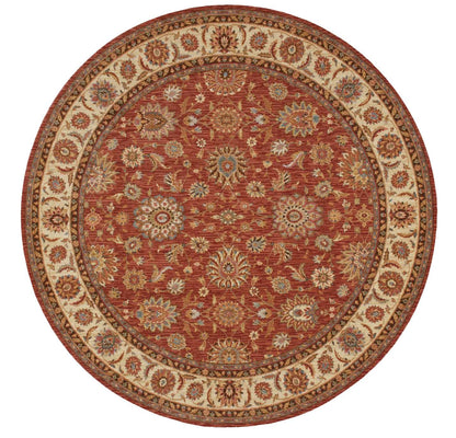 Nourison Home Living Treasures LI05 Rust Traditional Loom-woven Rug