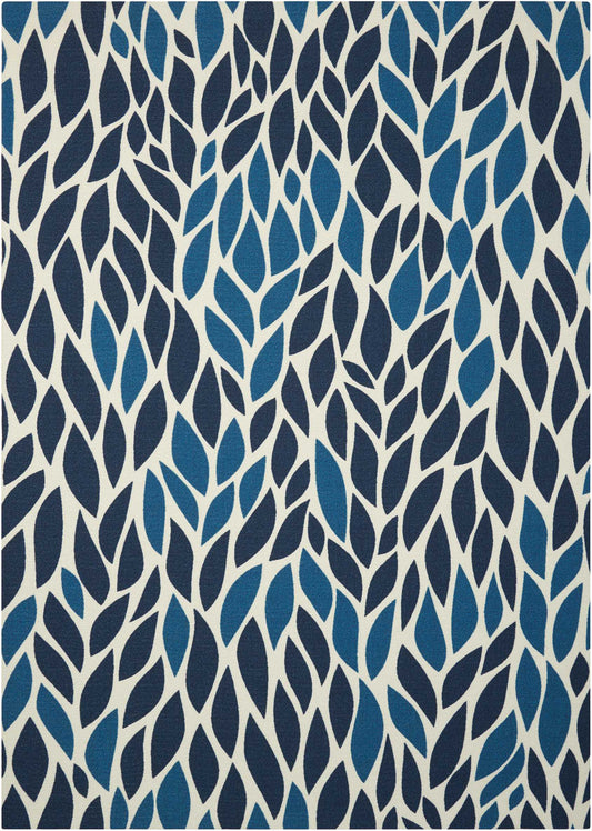 Nourison Home Home & Garden  Blue  Contemporary