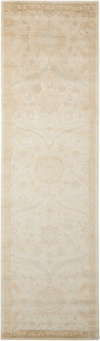 Nourison Home Luminance LUM04 Cream Mint Transitional Loomed Rug