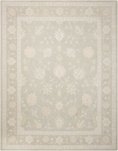 Nourison Home Zephyr ZEP02 Silver Traditional Tufted Rug