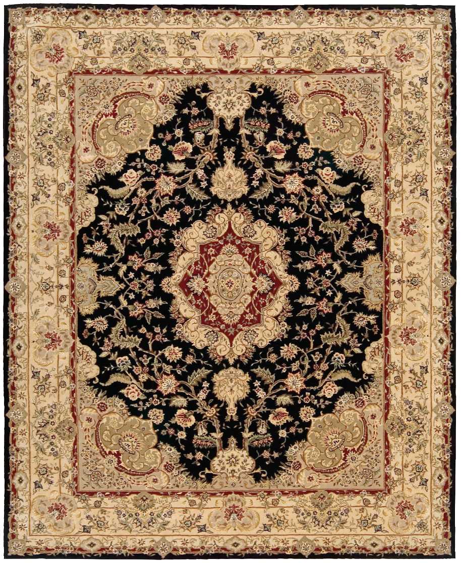 Nourison Home Nourison 2000 2028 Black Traditional Tufted Rug