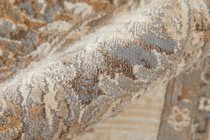 Feizy Celene  Beige Gray Traditional/Classic/Vintage