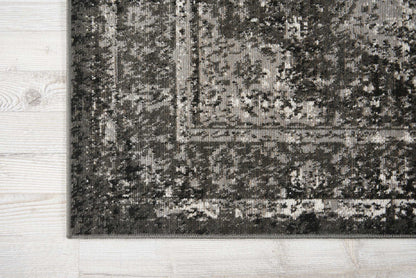 Nourison Home Aria  Charcoal  Traditional