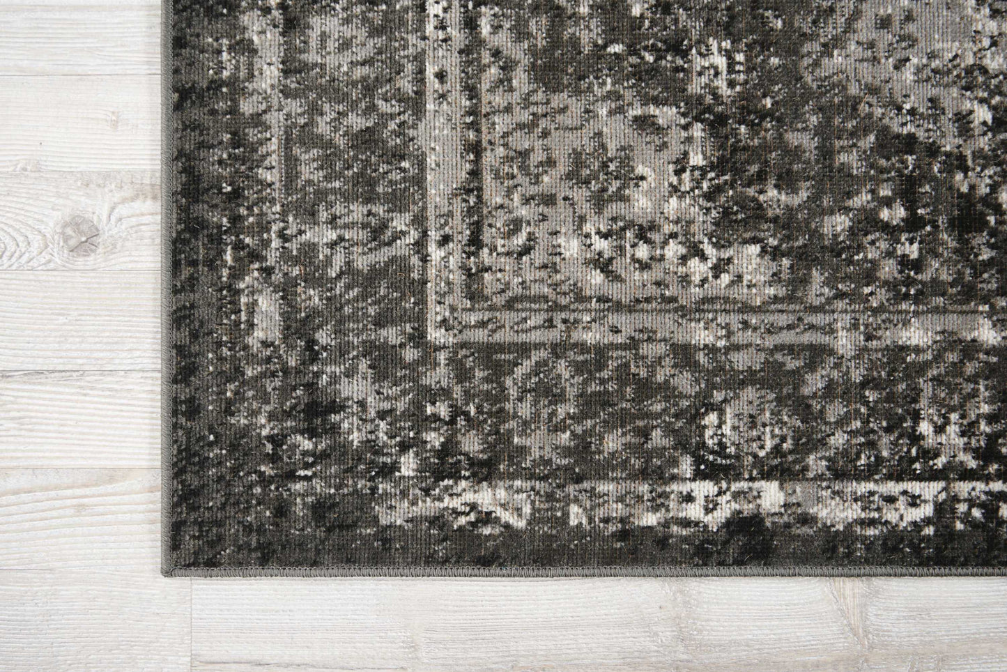 Nourison Home Aria  Charcoal  Traditional