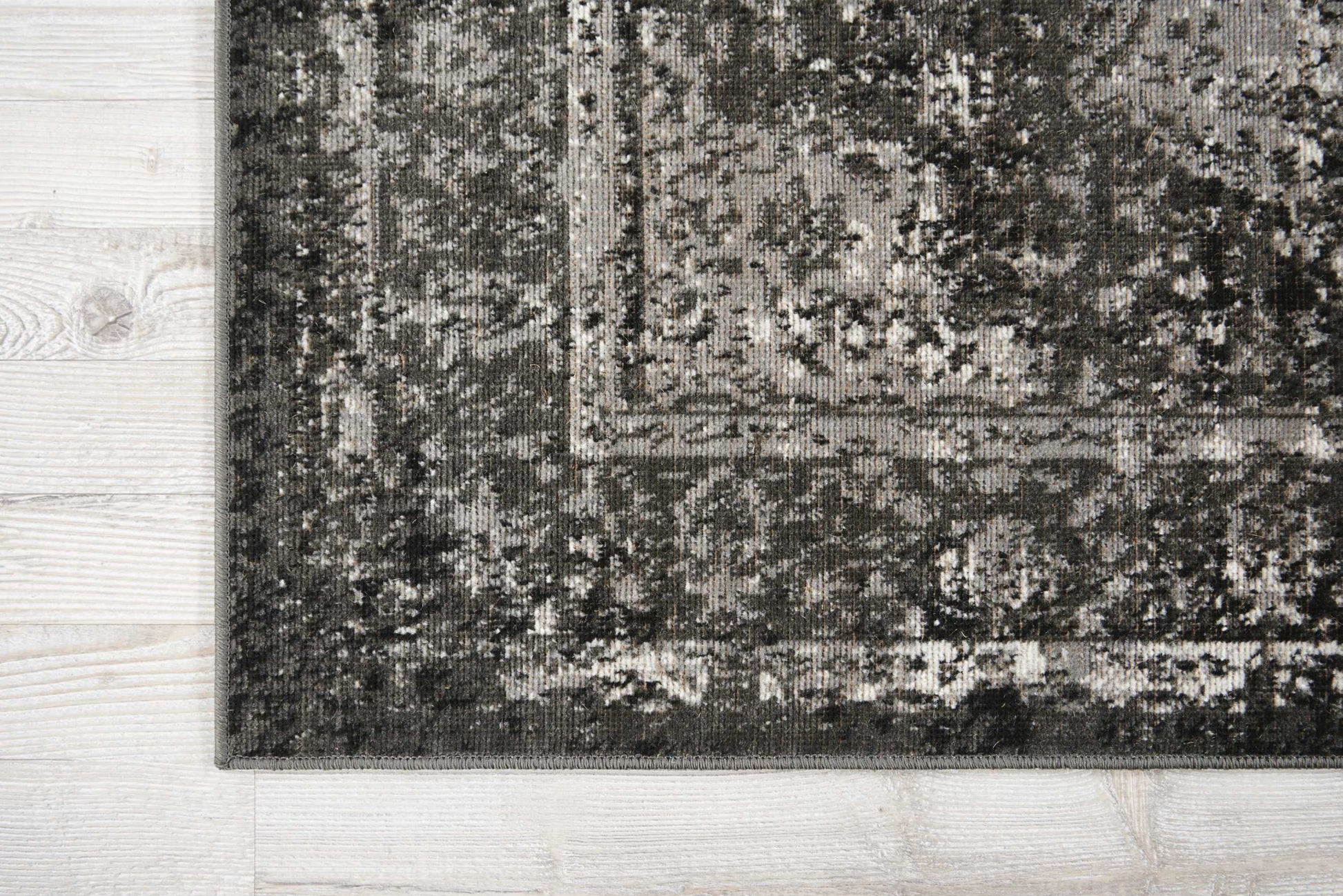 Nourison Home Aria  Charcoal  Traditional