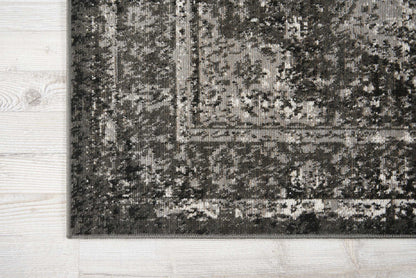 Nourison Home Aria  Charcoal  Traditional